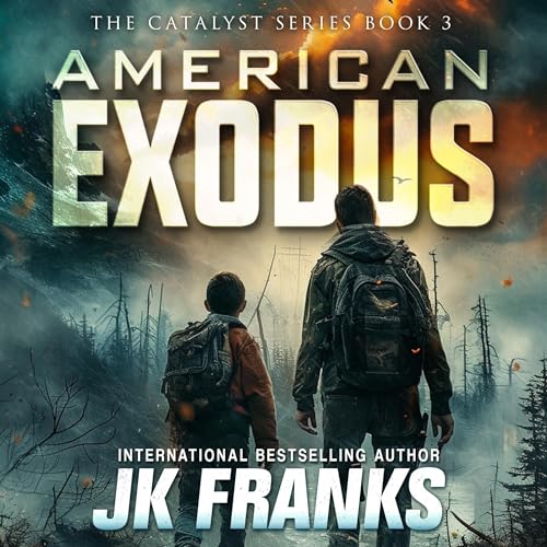 American Exodus: A Post-Apocalyptic Journey Audiolibro Por JK Franks arte de portada