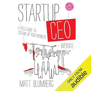 Startup CEO Audiobook By Matt Blumberg cover art