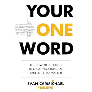 Your One Word Audiolibro Por Evan Carmichael arte de portada