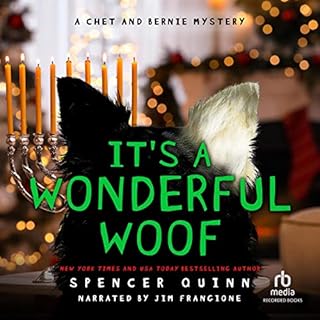 It’s a Wonderful Woof Audiolibro Por Spencer Quinn arte de portada