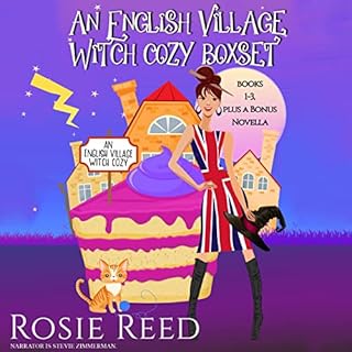 English Village Witch Cozy Series Box Set Books 1 - 3 Plus Novella Audiobook By Rosie Reed cover art