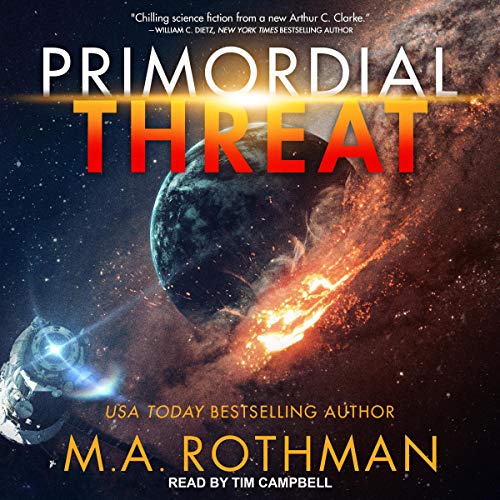 Primordial Threat Audiolibro Por M.A. Rothman arte de portada