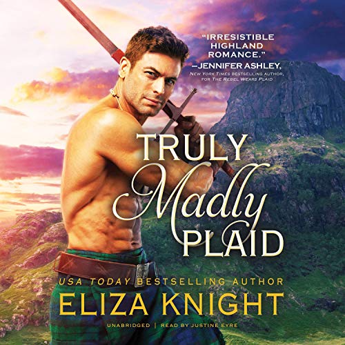 Truly, Madly, Plaid Audiolibro Por Eliza Knight arte de portada