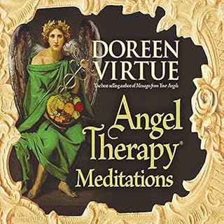 Angel Therapy Meditations Audiolibro Por Doreen Virtue arte de portada