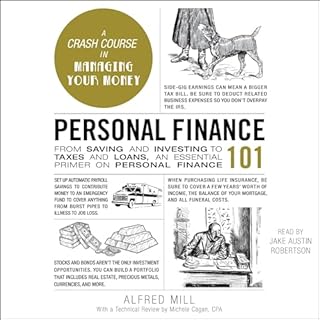 Personal Finance 101 Audiolibro Por Alfred Mill, Michele Cagan CPA arte de portada