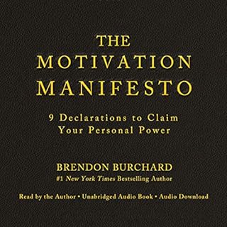 The Motivation Manifesto Audiolibro Por Brendon Burchard arte de portada