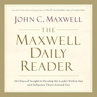 The Maxwell Daily Reader Audiolibro Por John C. Maxwell arte de portada