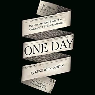 One Day Audiolibro Por Gene Weingarten arte de portada