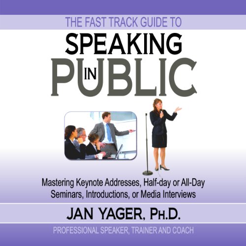 The Fast Track Guide to Speaking in Public Audiolibro Por Jan Yager PhD arte de portada