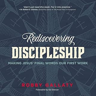 Rediscovering Discipleship Audiolibro Por Robby Gallaty, Ed Stetzer arte de portada