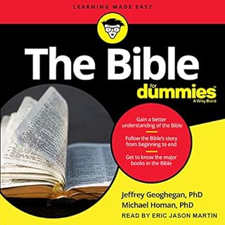 The Bible for Dummies Audiolibro Por Jeffrey Geoghegan, Michael Homan arte de portada