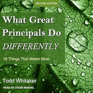 What Great Principals Do Differently Audiolibro Por Todd Whitaker arte de portada