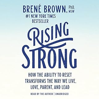 Rising Strong Audiolibro Por Brené Brown arte de portada