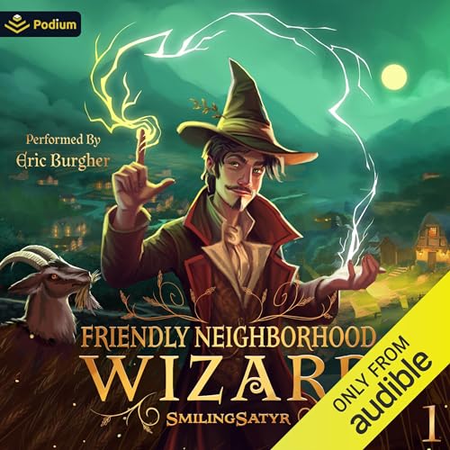 Friendly Neighborhood Wizard: A Cozy Fantasy Audiolibro Por SmilingSatyr arte de portada