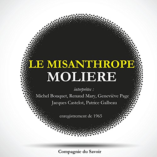 Le Misanthrope Audiolibro Por Molière arte de portada