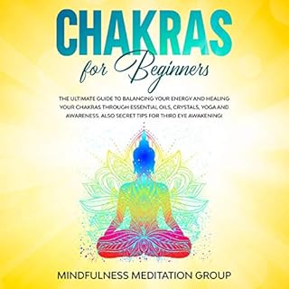 Chakras for Beginners Audiolibro Por Mindfulness Meditation Group arte de portada