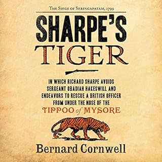 Sharpe's Tiger Audiolibro Por Bernard Cornwell arte de portada