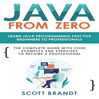 Java from Zero Audiolibro Por Scott Brandt arte de portada