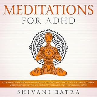 Meditations for ADHD Audiolibro Por Shivani Batra arte de portada