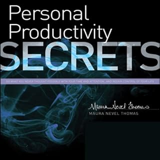 Personal Productivity Secrets Audiolibro Por Maura Nevel Thomas arte de portada