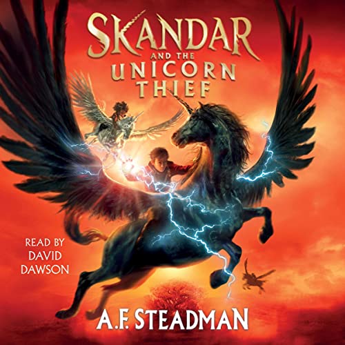 Skandar and the Unicorn Thief Audiobook By A.F. Steadman cover art