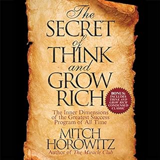 The Secret of Think and Grow Rich Audiolibro Por Mitch Horowitz arte de portada