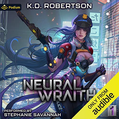 Neural Wraith Audiolibro Por K.D. Robertson arte de portada