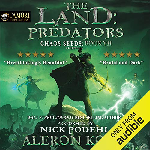 The Land: Predators: A LitRPG Saga Audiolibro Por Aleron Kong arte de portada