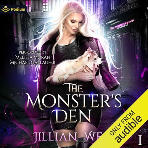 The Monster's Den Audiolibro Por Jillian West arte de portada