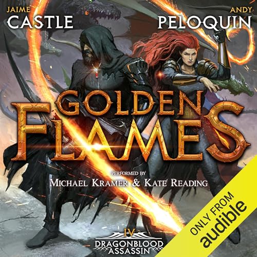 Golden Flames Audiobook By Jaime Castle, Andy Peloquin cover art