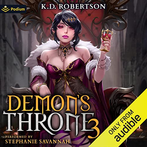 Demon's Throne 3 Audiolibro Por K.D. Robertson arte de portada