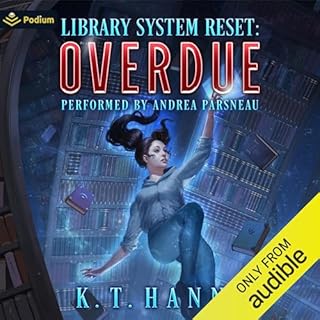 Overdue: A Magical Library LitRPG Adventure Audiolibro Por K.T. Hanna arte de portada