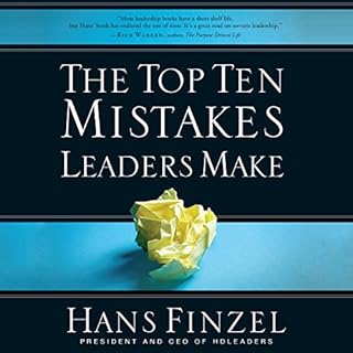 The Top Ten Mistakes Leaders Make Audiolibro Por Hans Finzel arte de portada