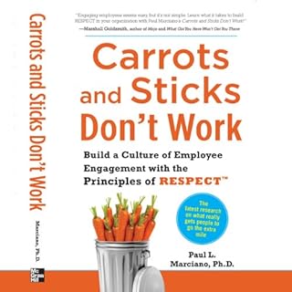 Carrots and Sticks Don't Work Audiolibro Por Paul L. Marciano arte de portada