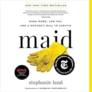 Maid Audiolibro Por Stephanie Land, Barbara Ehrenreich - foreword arte de portada