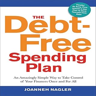 The Debt-Free Spending Plan Audiolibro Por JoAnneh Nagler arte de portada