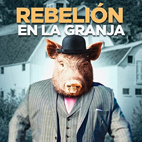 Diseño de la portada del título Rebelión en la Granja