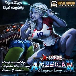 X-Treme American Dungeon League Audiolibro Por Virgil Knightley, Edgar Riggs arte de portada