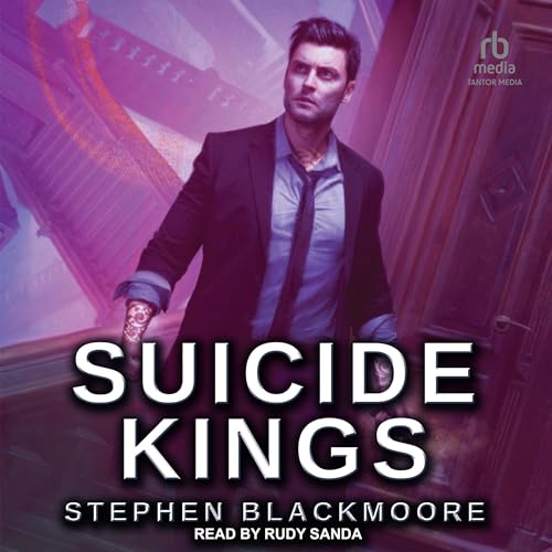 Suicide Kings Audiolibro Por Stephen Blackmoore arte de portada