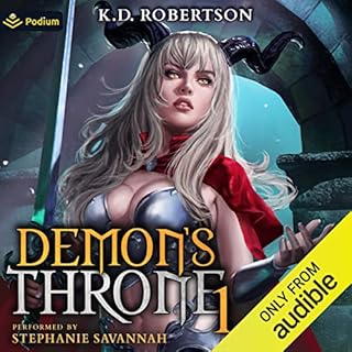 Demon's Throne Audiolibro Por K.D. Robertson arte de portada