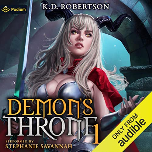 Demon's Throne Audiolibro Por K.D. Robertson arte de portada