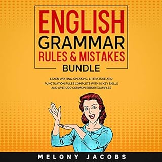 English Grammar Rules & Mistakes Bundle Audiolibro Por Melony Jacobs arte de portada