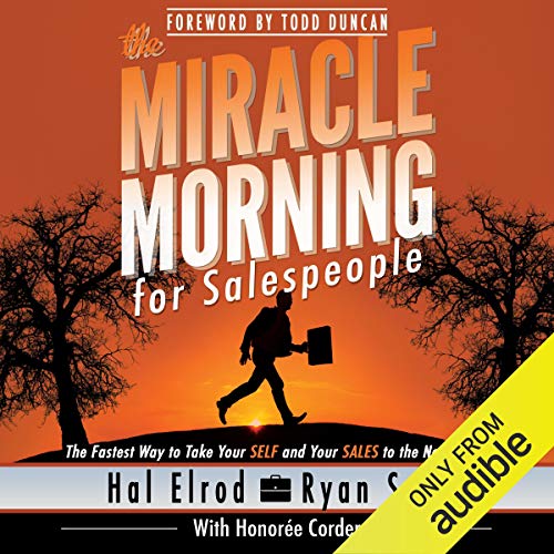 The Miracle Morning for Salespeople Audiolibro Por Ryan Snow, Honoree Corder, Hal Elrod arte de portada