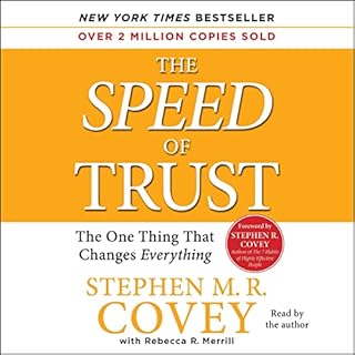 The Speed of Trust Audiolibro Por Stephen M. R. Covey, Rebecca R. Merrill arte de portada