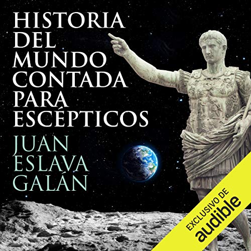 Diseño de la portada del título Historia del mundo contada para escépticos