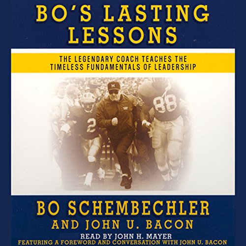 Bo's Lasting Lessons Audiolibro Por Bo Schembechler, John U. Bacon arte de portada