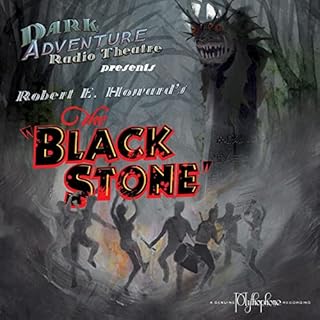 The Black Stone Audiolibro Por Robert E. Howard arte de portada