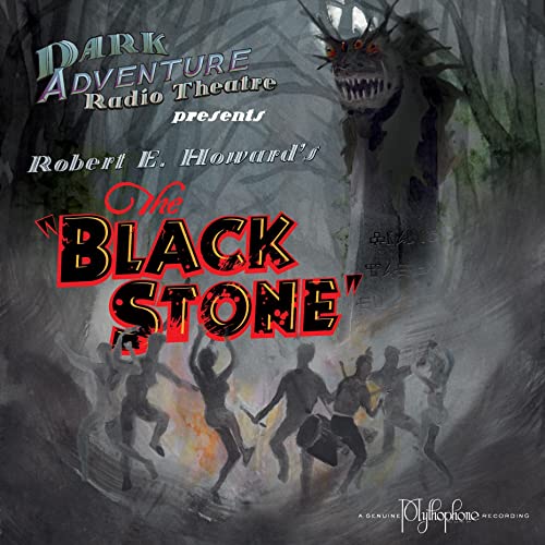 The Black Stone Audiolibro Por Robert E. Howard arte de portada