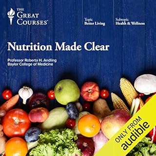 Nutrition Made Clear Audiolibro Por Roberta H. Anding, The Great Courses arte de portada