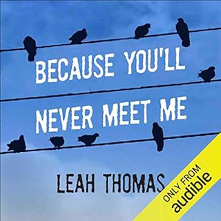 Because You'll Never Meet Me Audiolibro Por Leah Thomas arte de portada